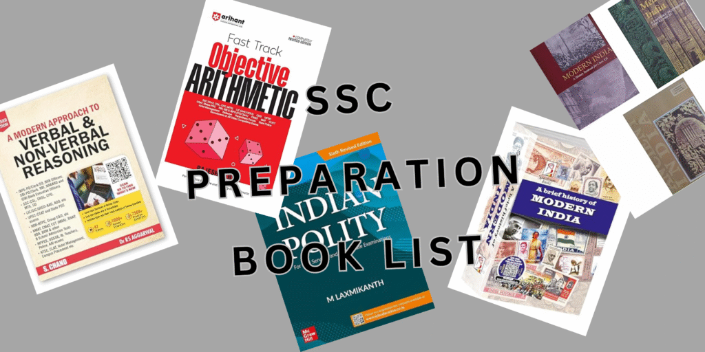 SSC Exam Preparation for Beginners. Book list.